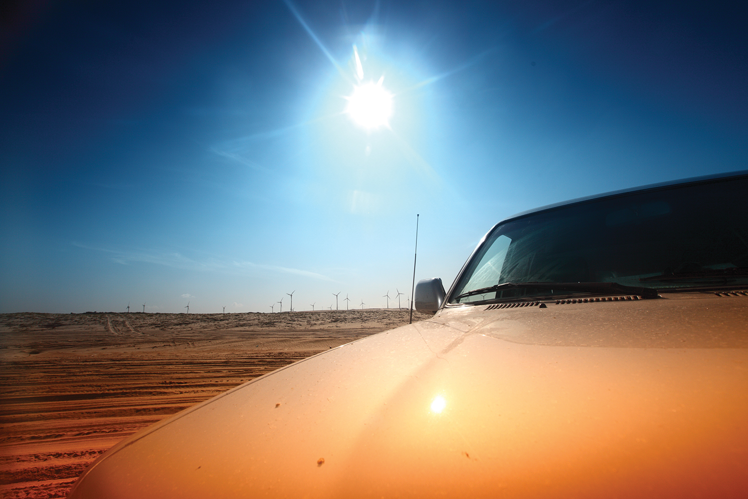 Car in Desert