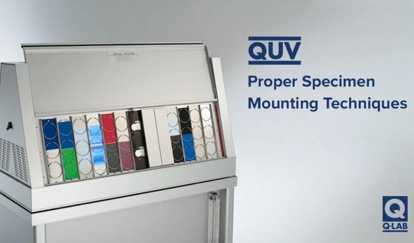 QUV Specimen Mounting